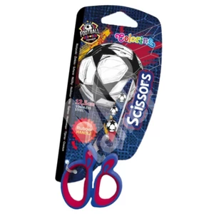 Olló Colorino focis Futball Kerekített végű 12,5 aszimmetrikus