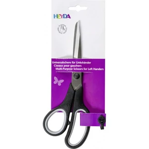 Olló HEYDA Soft-Touch Balkezes Soft-Touch Balkezes 21cm  fekete-szürke