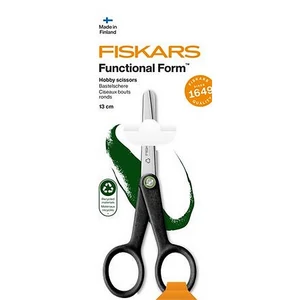 Olló hobby 13cm FISKARS Functiona Form Renew fekete