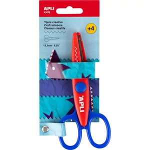 Olló kreatív 13cm Apli cikk-cakk  olló 13,5cm