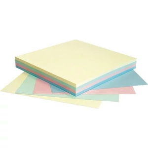 Öntapadós jegyzettömb Info Notes 75x75 mm 100 lapos pasztellszínek
