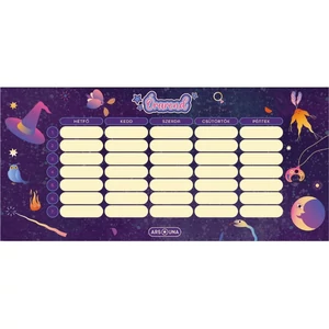 Órarend Ars Una 24'' Enchanted (5350) 24 lila Öntapadós füzetcímke 3ívx6db