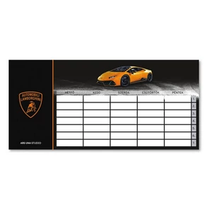 Órarend Ars Una egylapos Lamborghini 22 (5125) Öntapadós füzetcímke 3ívx6db