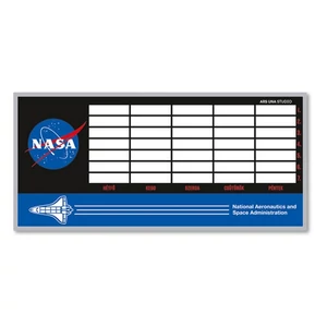 Órarend Ars Una egylapos NASA-1 (5126) 22 Öntapadós füzetcímke 3ívx6db