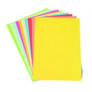 Origami lapok A4 20 lap/csom szinespapír, színeslapok, kivágó lap SZÍNES KIVÁGÓLAP A/4