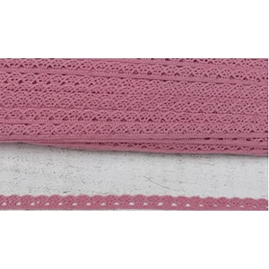 Szalag csipke old pink 1cmx91, 44m. Pamut Szalag csipke old pink