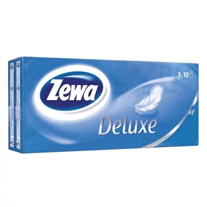 Papír zsebkendő 3rétegű 10x10db ZEWA Deluxe illatmentes KHHZ05