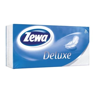 Papírzsebkendő 3rétegű 90db ZEWA Deluxe illatmentes KHHZ05