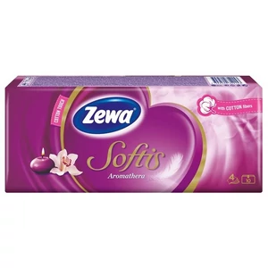 Papír zsebkendő 4 rétegű, 10x9db ZEWA Softis aromatherapia KHHZ11