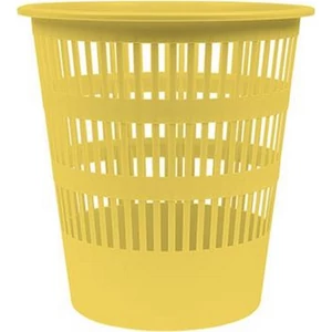 Papírkosár Donau 12 liter,pasztellsárga D30711