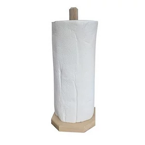 Papírtörlő tartó fa álló 30cm 
