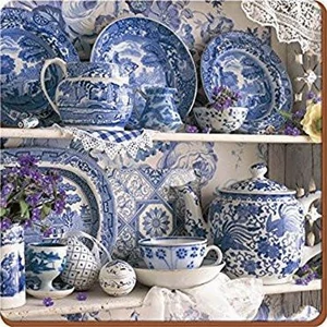 Parafa poháralátét 6db-os 105x105mm Creative Tops: Blue