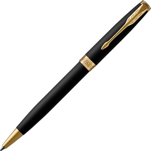 Parker Sonnet golyóstoll matt fekete tolltest, arany klipszes 1931519