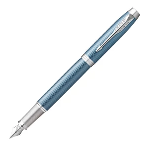 Parker IM Royal töltőtoll Premium Kékes-Szürke, Ezüst Klipsz 2143651
