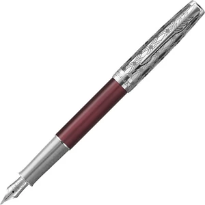 Parker Royal Sonnet töltőtoll PREMIUM 18K METÁL PIROS, EZÜST KLIPSZ 2119650