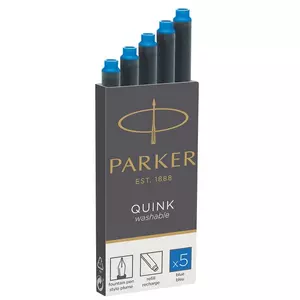 Parker Royal tintapatron S1950383 hosszú mosható kék (5db patron/doboz)