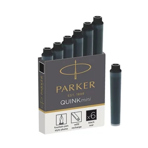 Parker tintapatron fekete S1950407 rövid, T.PATRON P.BLACK