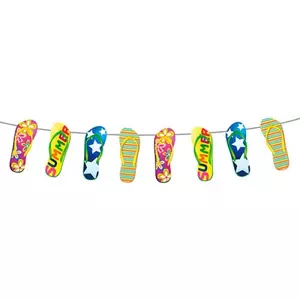 Party banner 10m Flip Flop papucs mintás