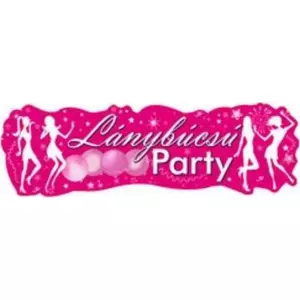 Lánybúcsú Party Banner Party dekorációs felirat 90x27cm (1db/csomag) Lánybúcsús