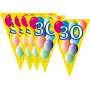 Party banner évszámos 30-as számmal