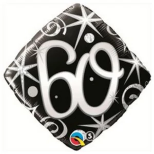Party lufi fólia 60 18 inch-es, Elegant Sparkles and Swirls