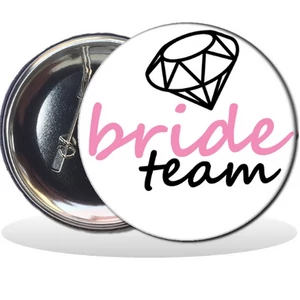Party Party kitűző lánybúcsú Bride team