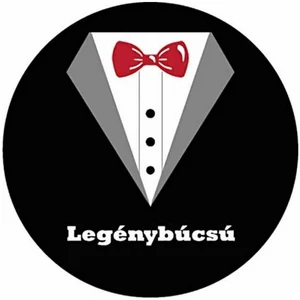 Party Party kitűző legénybúcsú csokornyakkendő