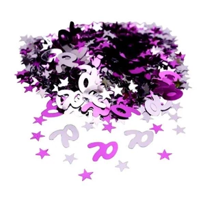 Party konfetti 70-es metál pink 14gr/csomag