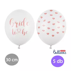 Party Lufi latex Bride to be, 5db-os