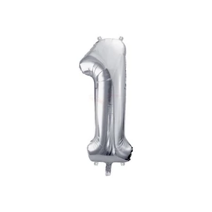 Partylufi fólia 91cm 1-es, ezüst