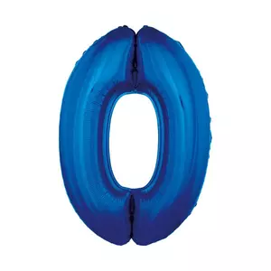 Party Lufi fólia 91cm 0-ás, kék
