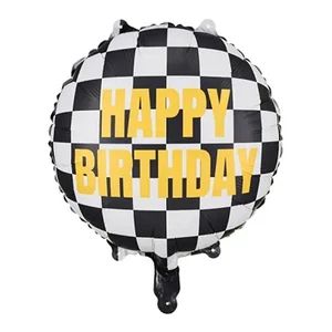 Party Lufi fólia kocka mintás, HB, 45 cm Fólia léggömb+hélium