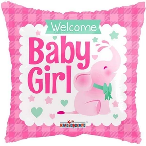 Party lufi fólia Welcome baby girl, 18"