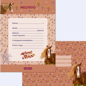 Ars Una party meghívó 24' borítékkal My Sweet Horse ló 50223589 prémium minőség