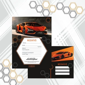Party Meghívó Borítékkal 25 Lamborghini (5446) 25 50224463