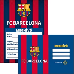 Party meghívó borítékkal Fc Barcelona - Focis 19' Ars Una 90228841 kollekció !