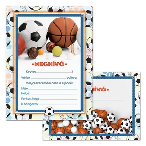 Ars Una party meghívó Sportos 90224294 prémium minőség