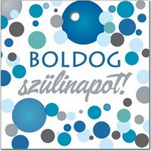 Party pohár alátét 10db/csomag Kék Pasztell Konfettis