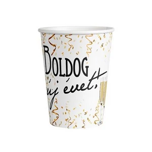 Party pohár 250ml Boldog Új évet
