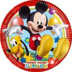 Party tányér Mickey Playful 20cm 8db/csomag
