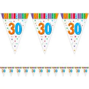 Party banner 30 Radiant szülinapi számos 5m-es