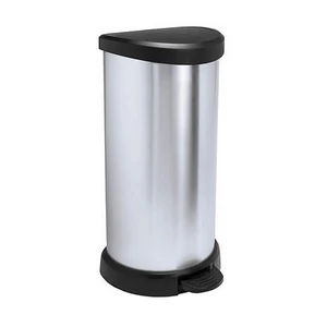 Pedálos szemetes fémhatású 40 l CURVER