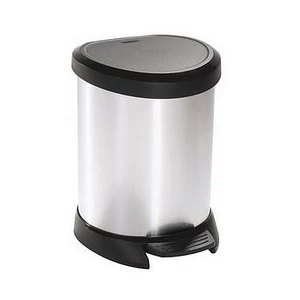 Pedálos szemetes fémhatású 5 l CURVER