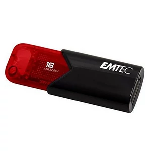 Pendrive 16GB USB 45718 EMTEC B110 Click Easy fekete-piros