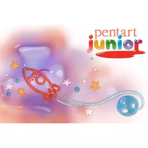 Lehúzható üvegfesték 20ml Pentart Junior rózsa 8855