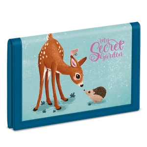 Ars Una pénztárca 24'' My Secret Garden őzike 52473395 tépőzáras