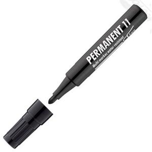 Permanent 11 fekete C 3mm kerek hegyű alkoholos filc alkoholos marker, filc