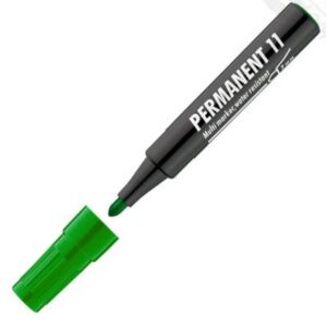 Permanent 11 zöld 3mm kerek hegyű alkoholos filc alkoholos marker, filc