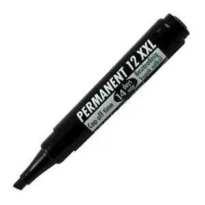 Alkoholos marker 12XXL fekete 1-4mm alkoholos vágott hegyű filc alkoholos marker, filc