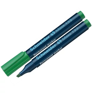 Alkoholos marker Schneider Maxx 133 1-4mm vágott hegyű zöld Írószerek SCHNEIDER 113304